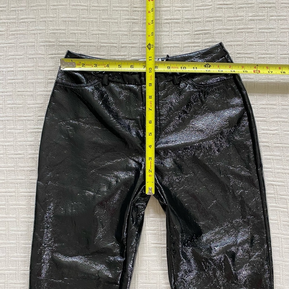 XLE The Label black vegan leather pants. - Picture 6 of 7